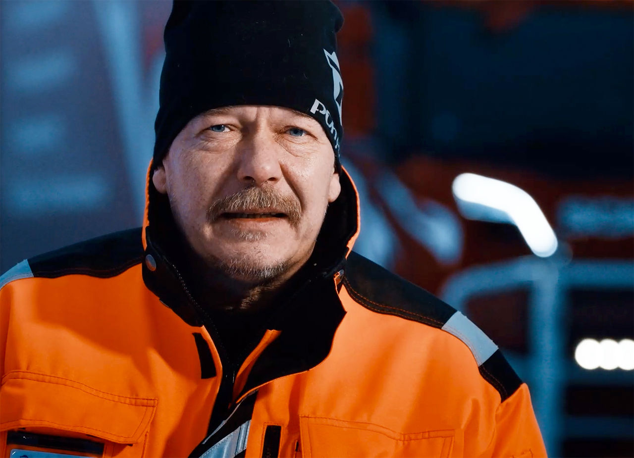 Berufskraftfahrer Sami Pyöränen