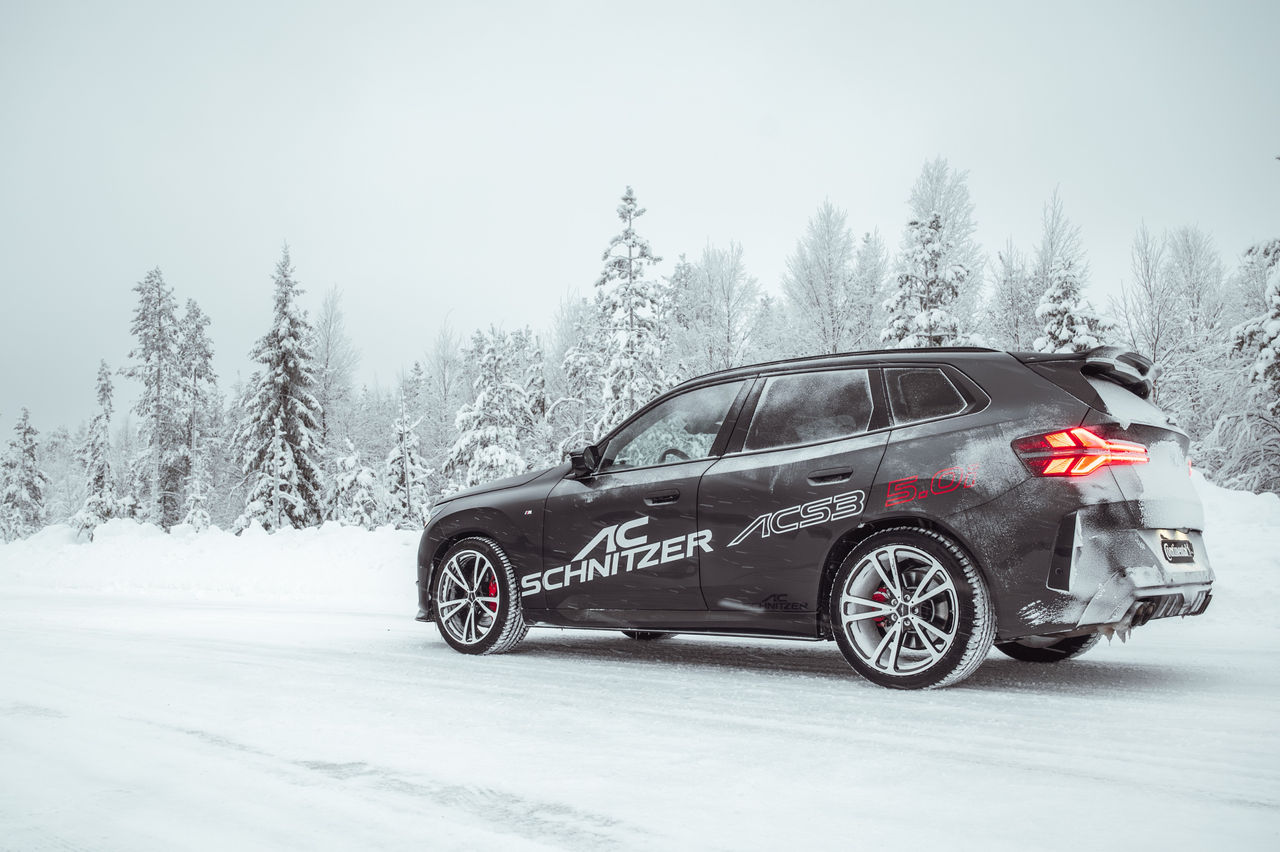 Toyota Yaris GR von Racechip im Schnee beim Winter High Performance Event 2024 | Continental