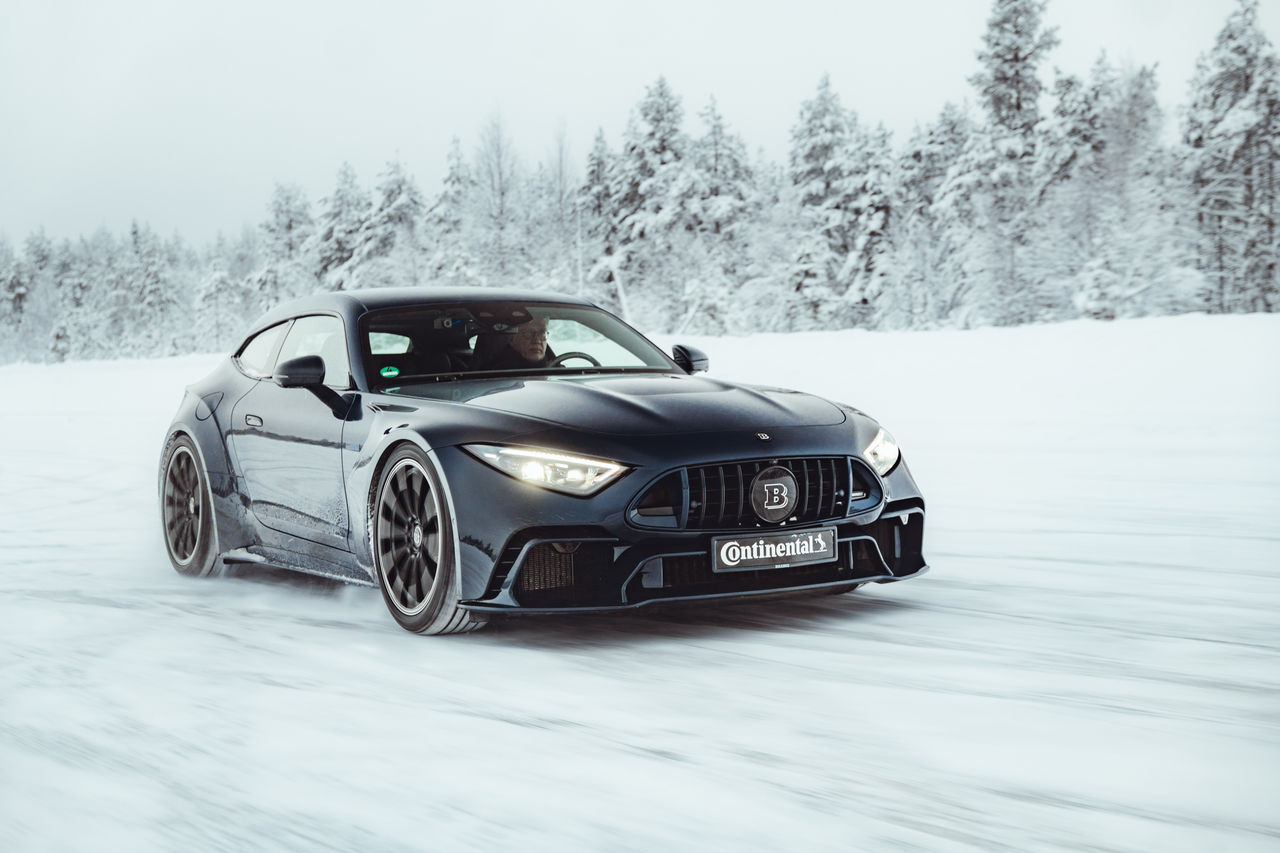 Nachtaufnahme beim Continental Winter High Performance Event 2024  | Continental