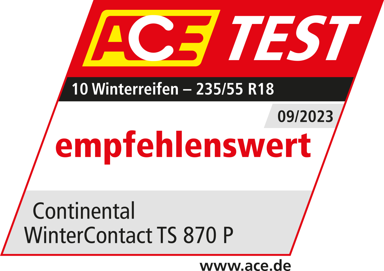Continental WinterContact TS 870 P ACE Winterreifentest 2023