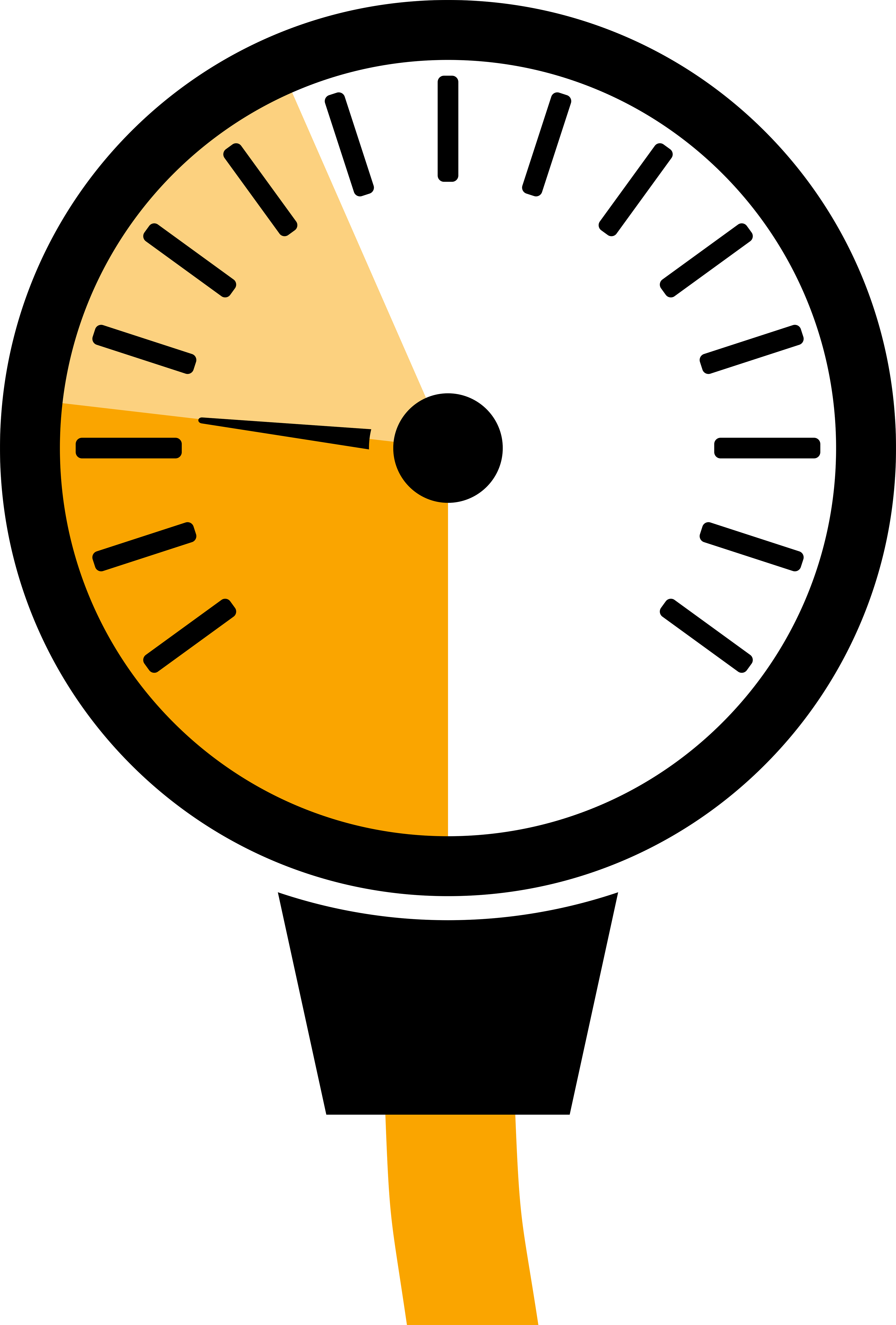 A indicating gauge.