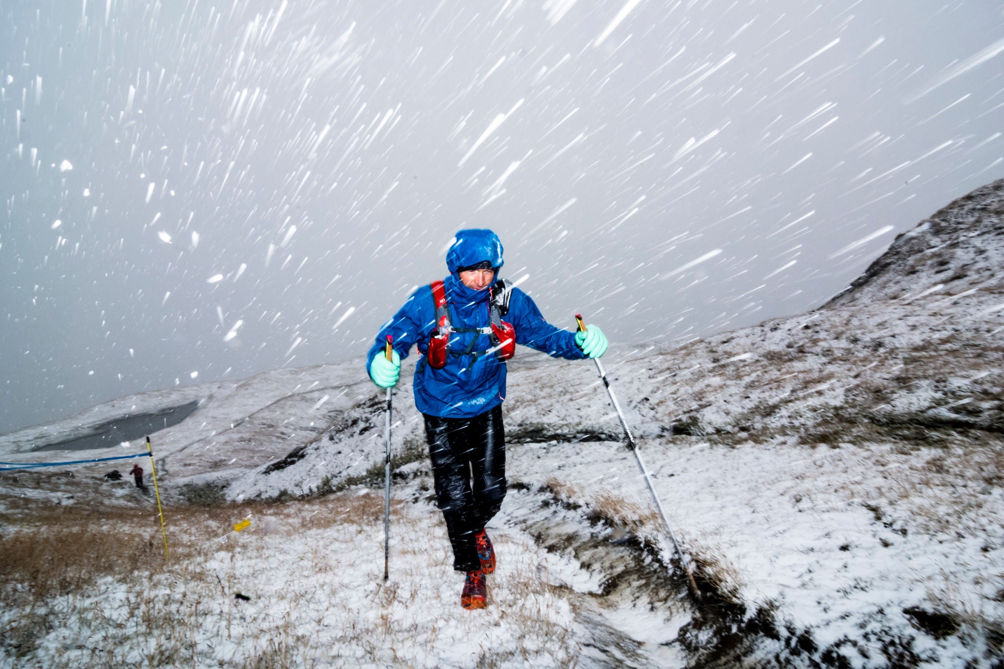 Late summer in September? Not at the Tor des Geants in the Italian Alps...