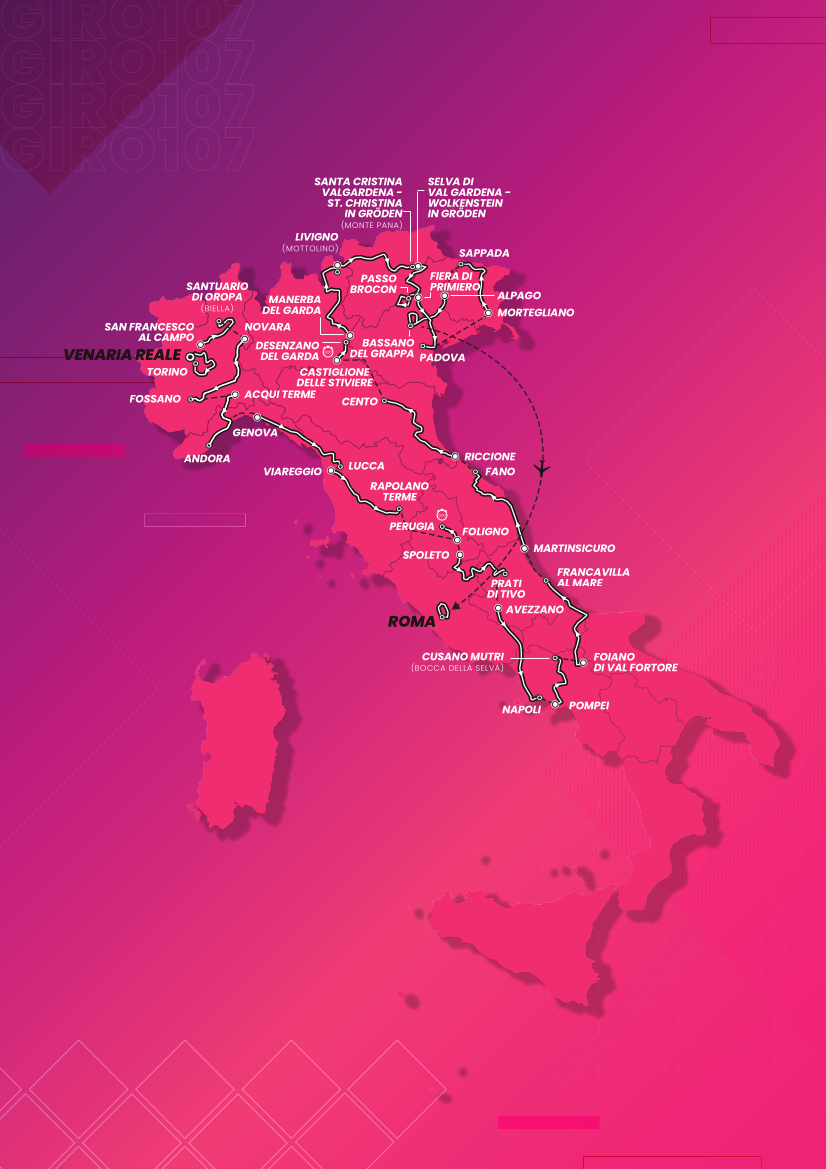 Route des Giro d'Italia