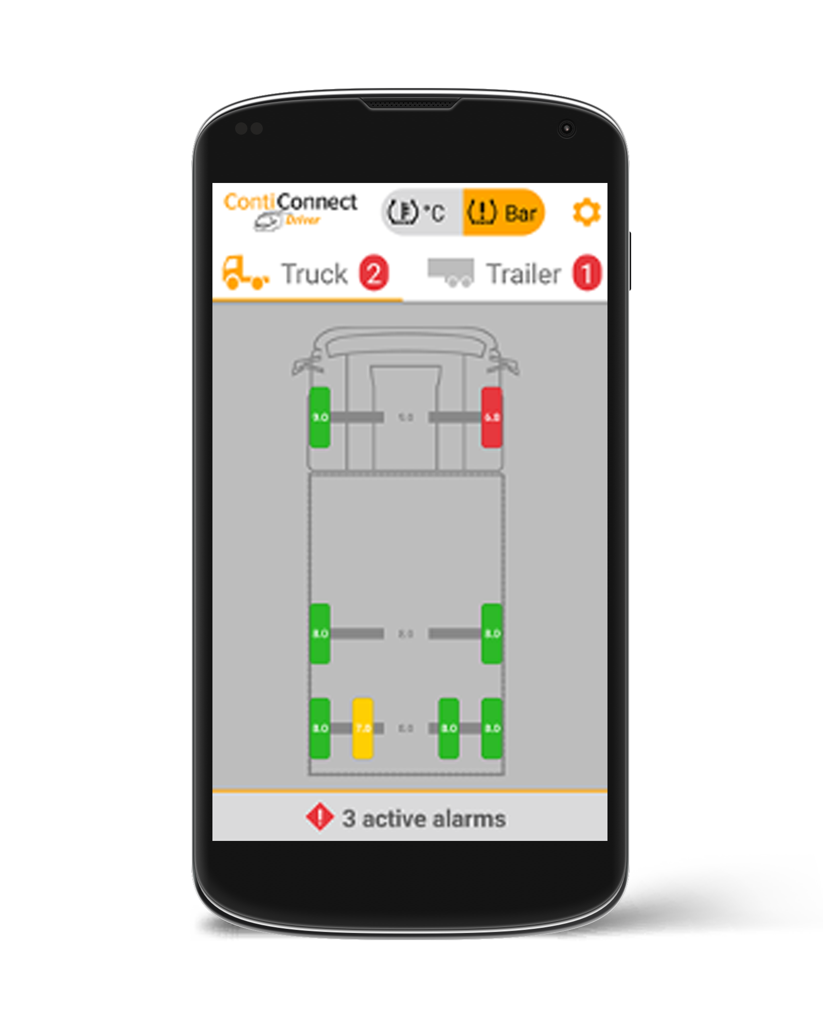 ContiConnect In-Vehicle Display