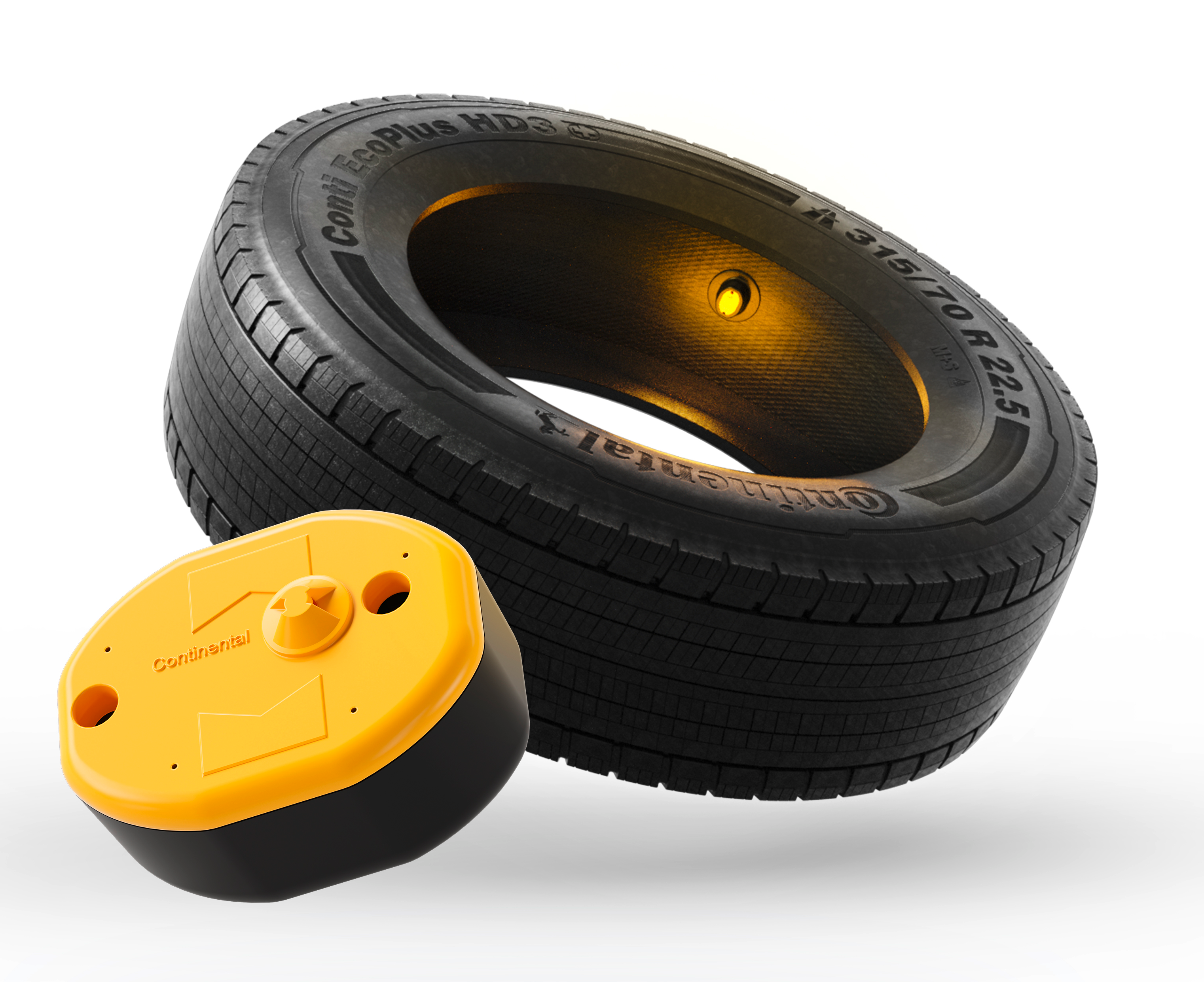 In addition to tire inflation pressure, our advanced sensor technology can also record tire mileage.