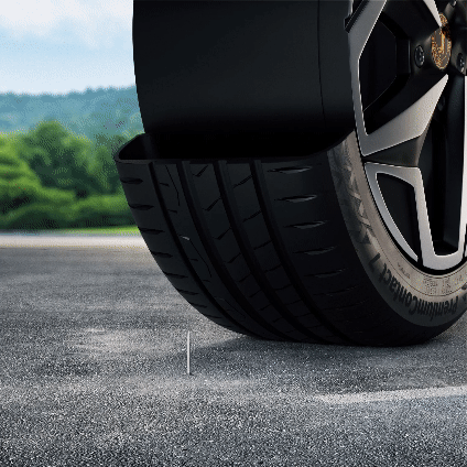 ContiSeal Animation ContiSeal can fix 80% of all punctures instantly