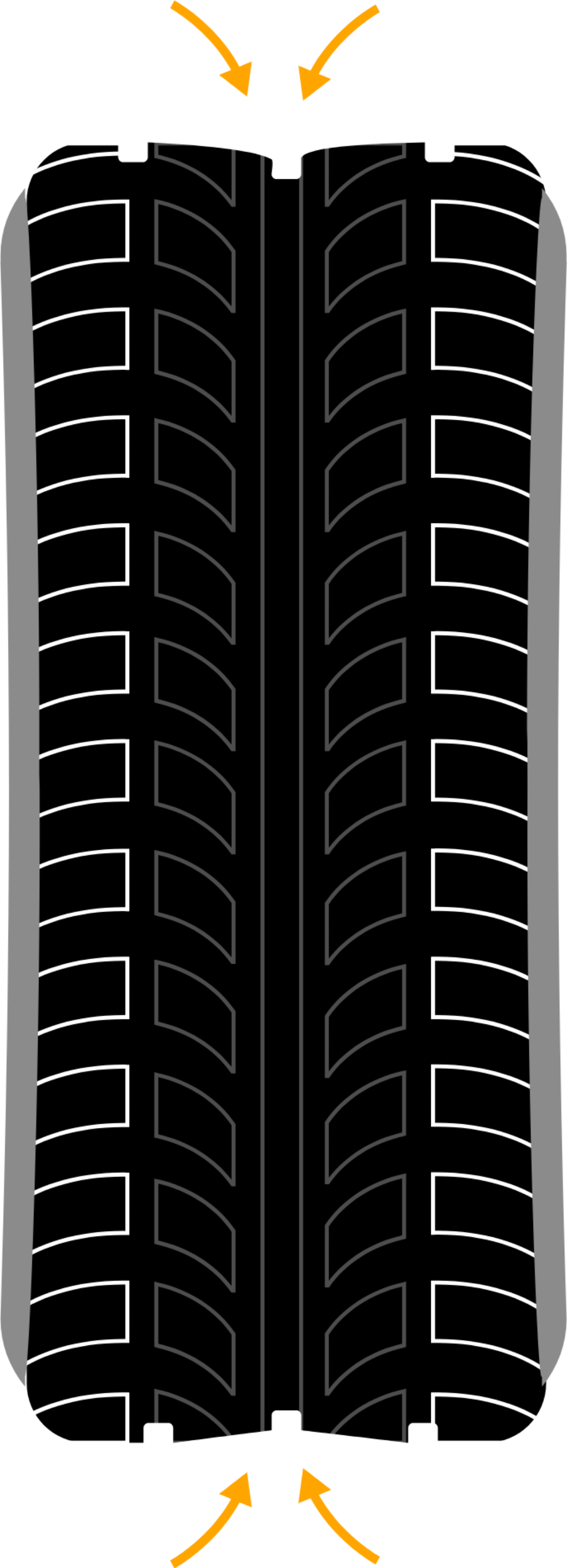 Center wear Center wear is a form of irregular tire wear.