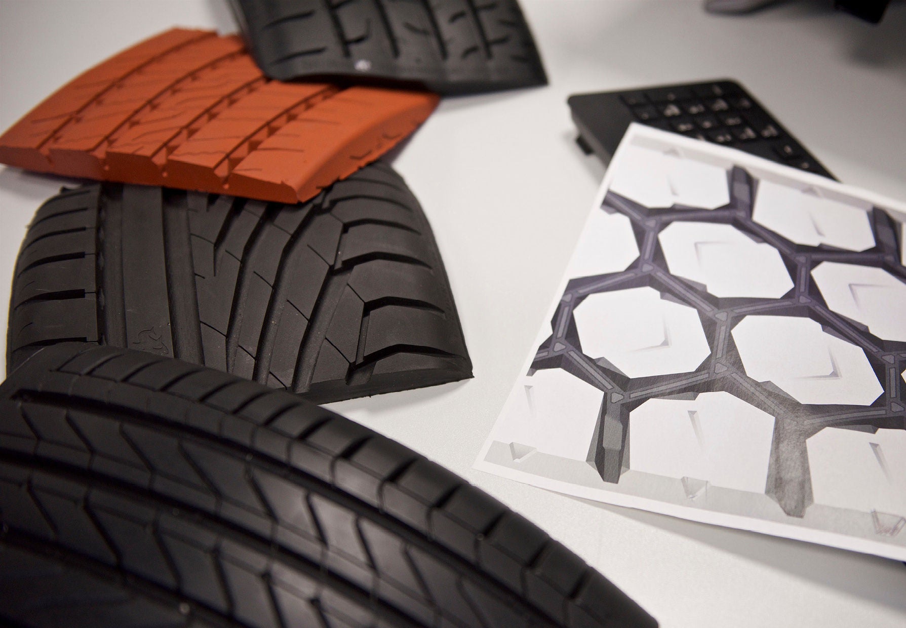 TireTesting4 Tread patterns