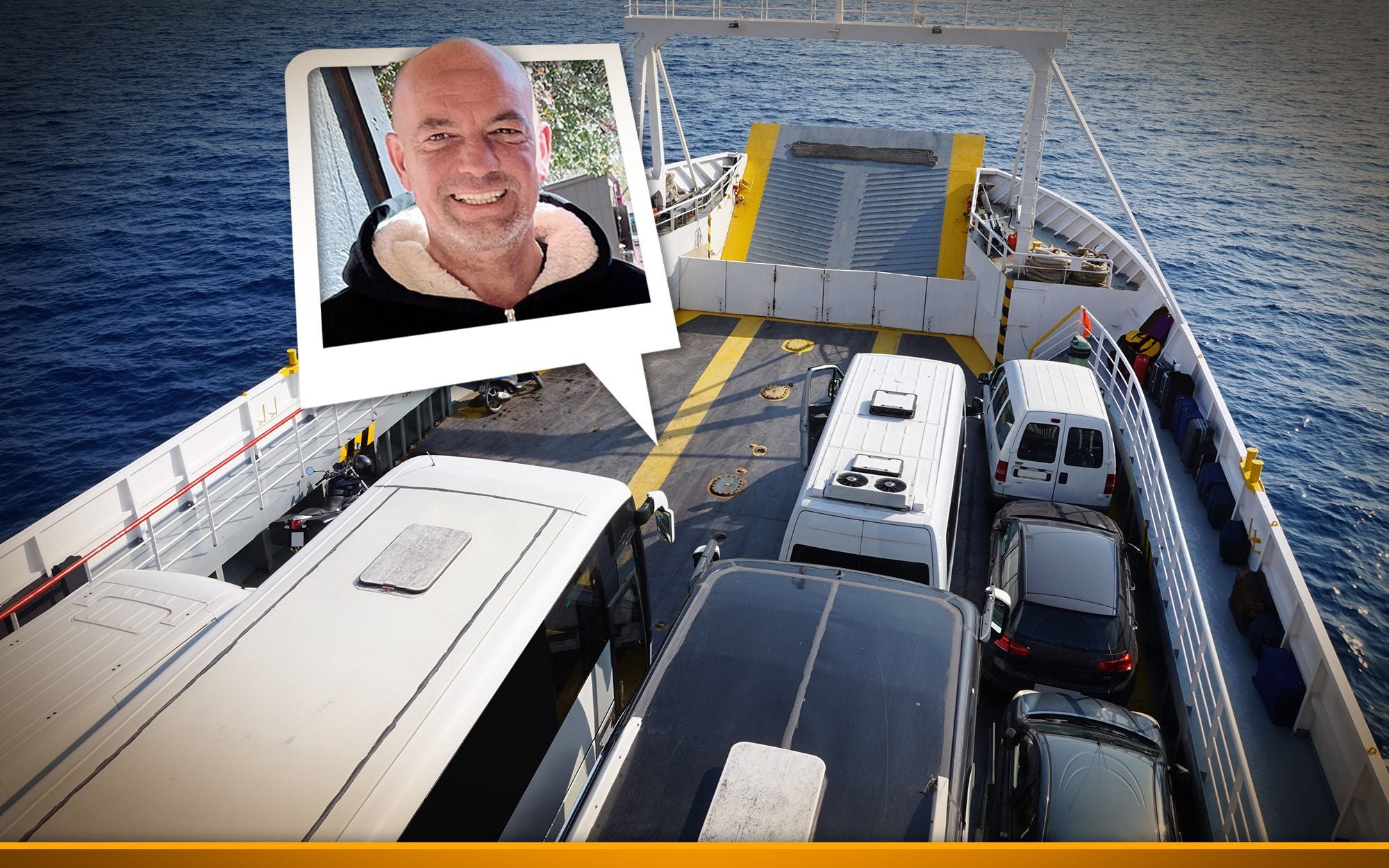 coach on ferry