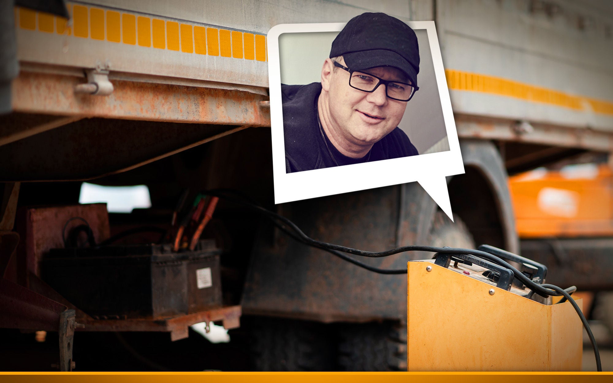 Truck battery flat