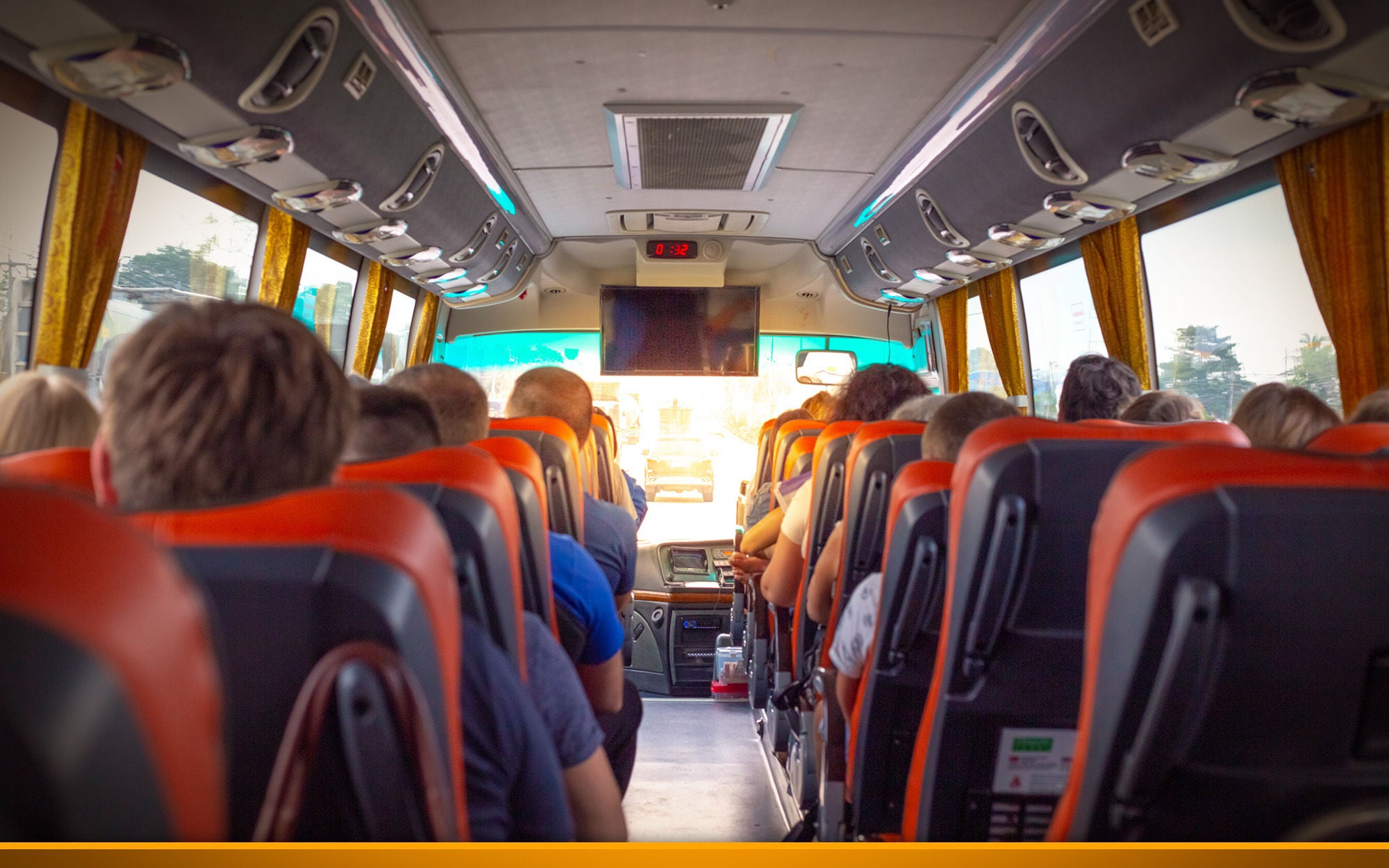 people in a bus