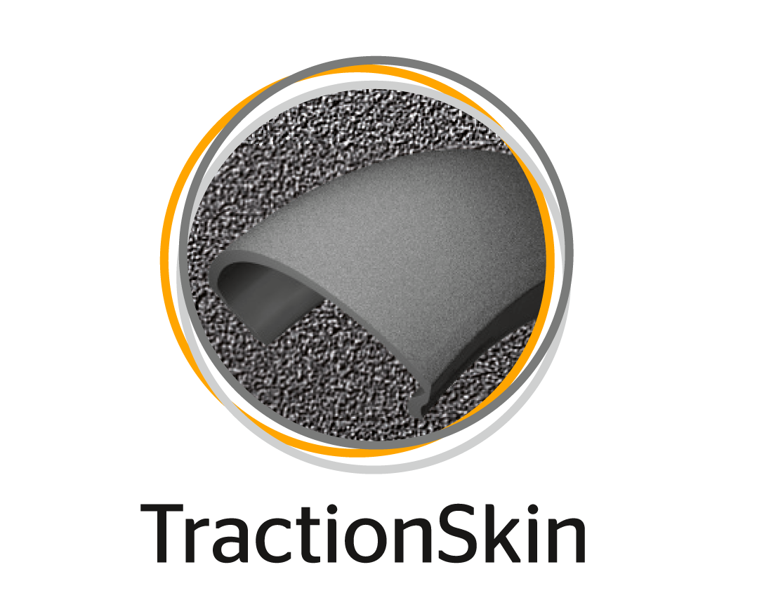 Microrough tread surface