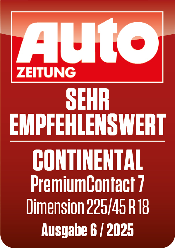 Continental PremiumContact 7 Auto Zeitung Sommerreifentest 2025