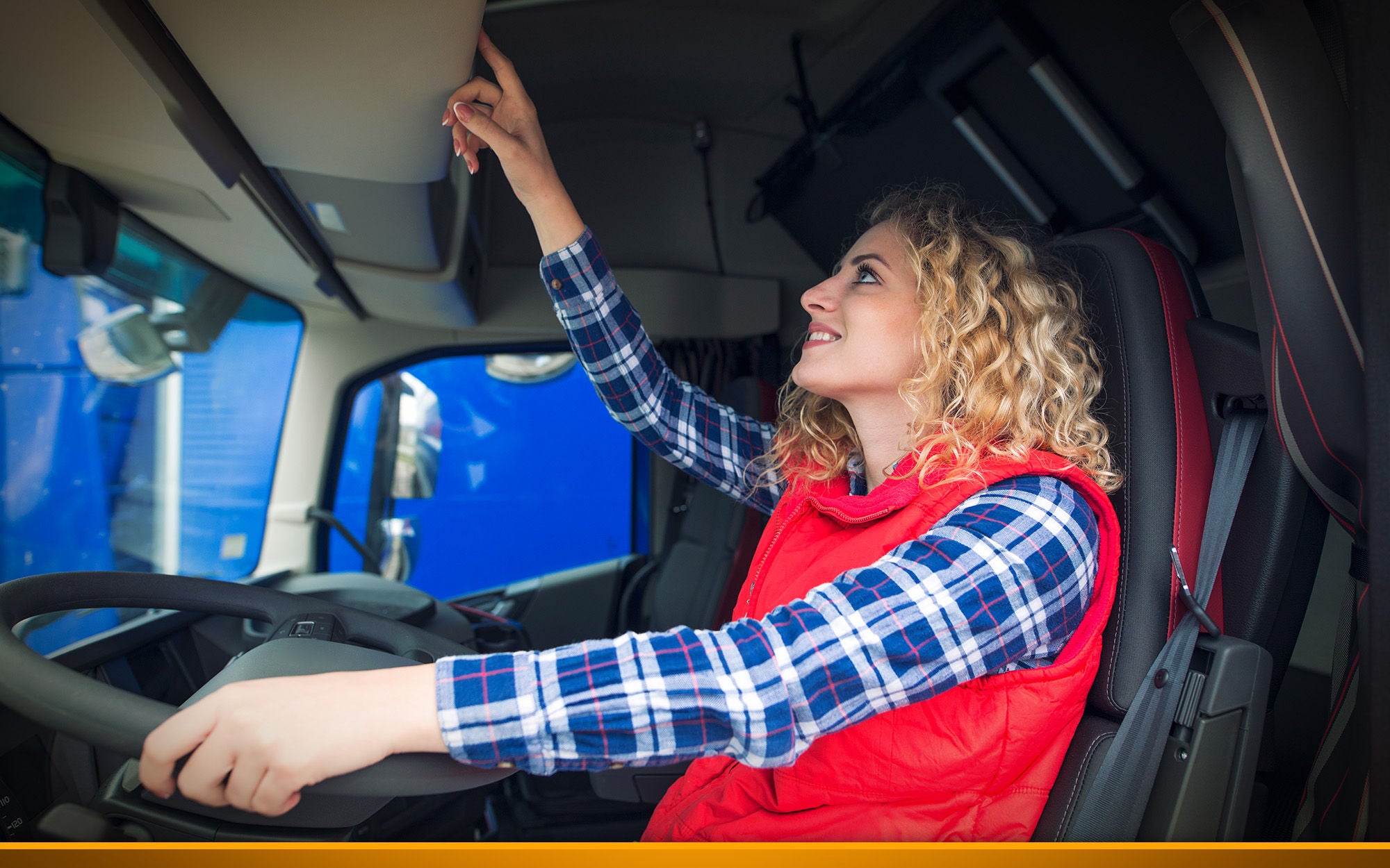 Women in truck