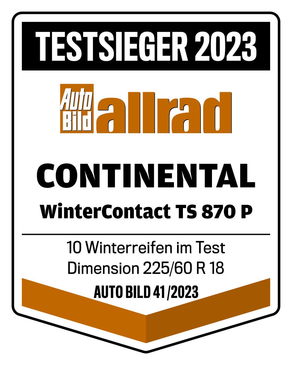 Winterreifentest Auto Bild Allrad Continental WinterContact TS 870 P 2023