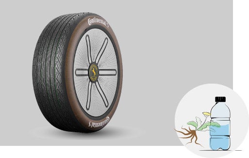 Der GreenConcept-Reifen aus 52 % erneuerbaren und recycelten Materialien