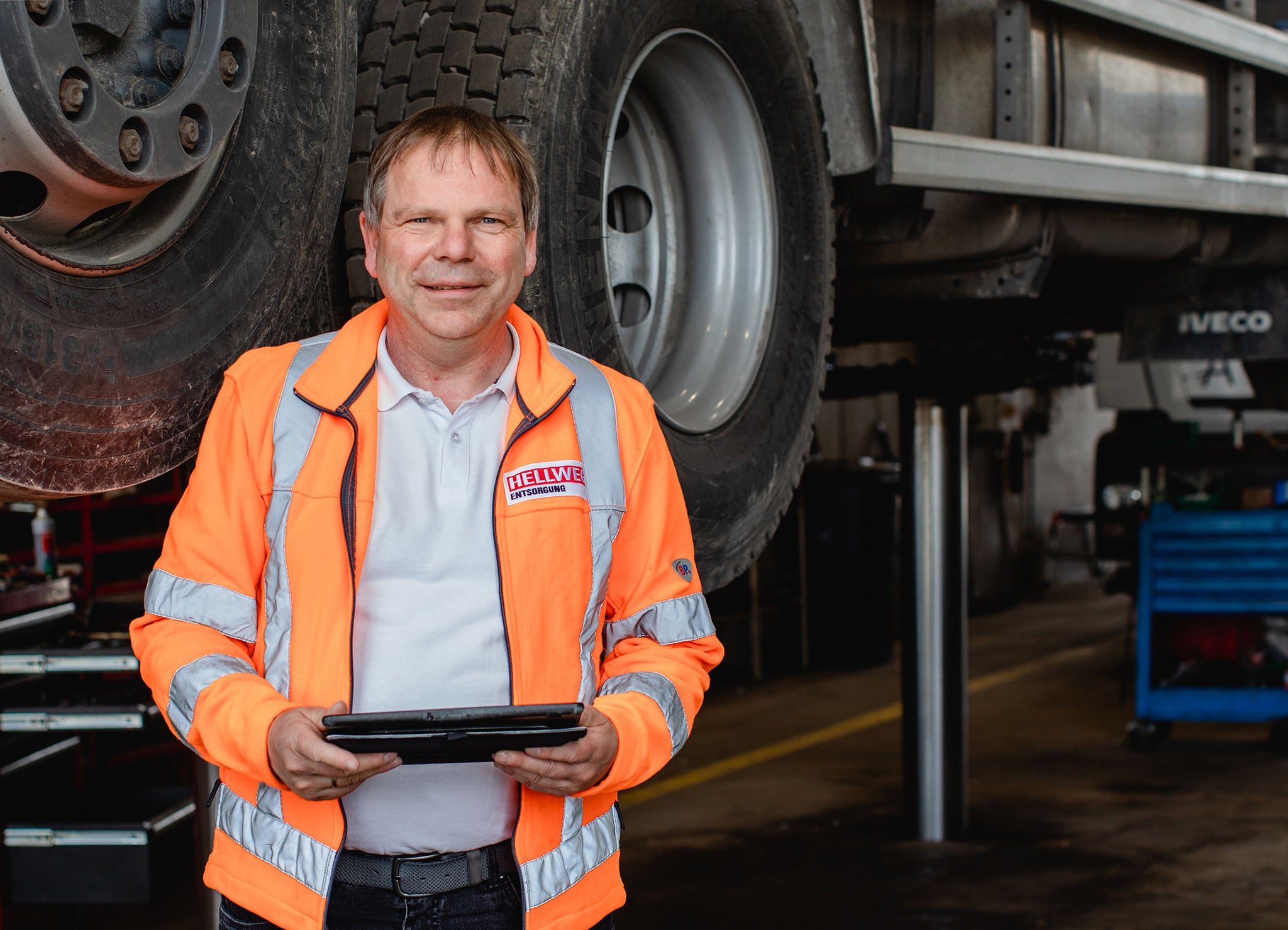 Voll zufrieden mit den Services von Continental: Gerhard Pomberg, Betriebsleiter Logistik bei Remondis Südwestfalen GmbH.