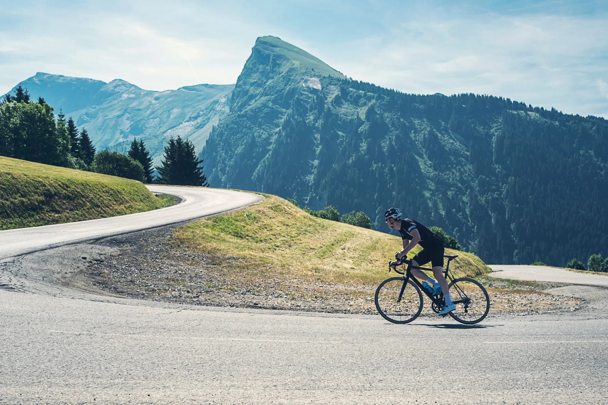 Fahrradfahrer während der Tour de France