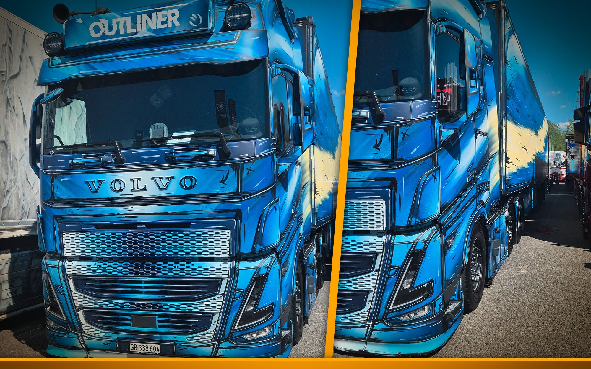 Truckshow comic style