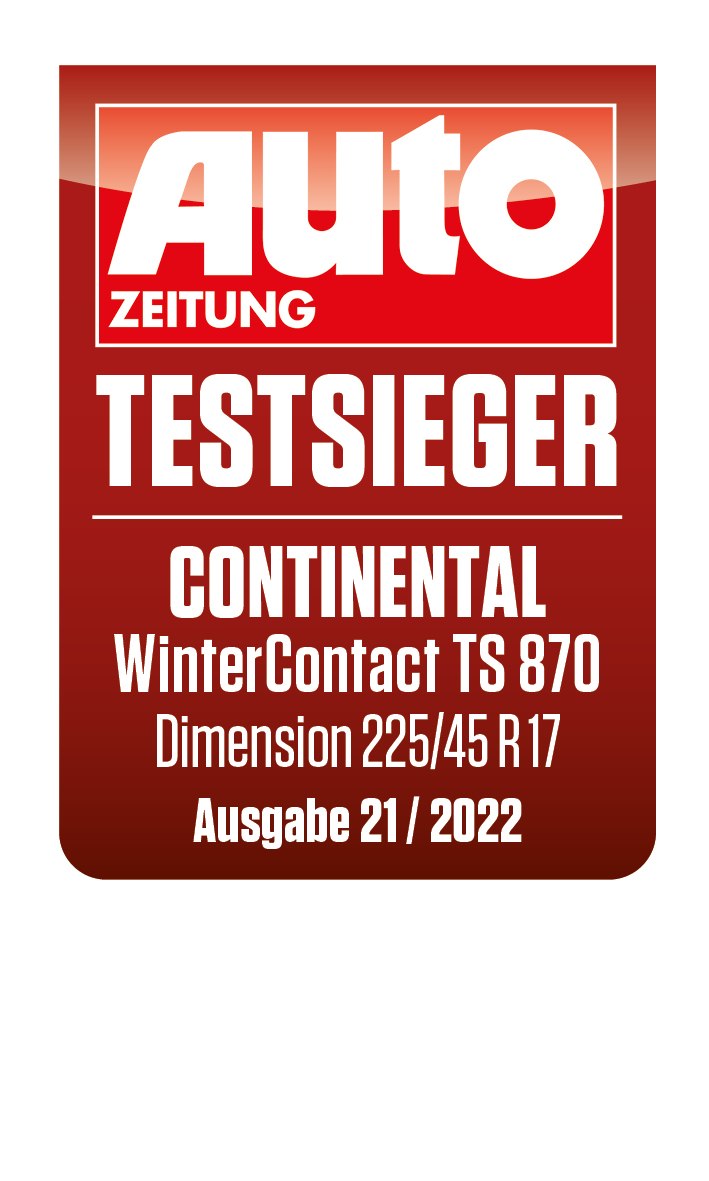Auto Zeitung Testsieg WinterContact TS 870
