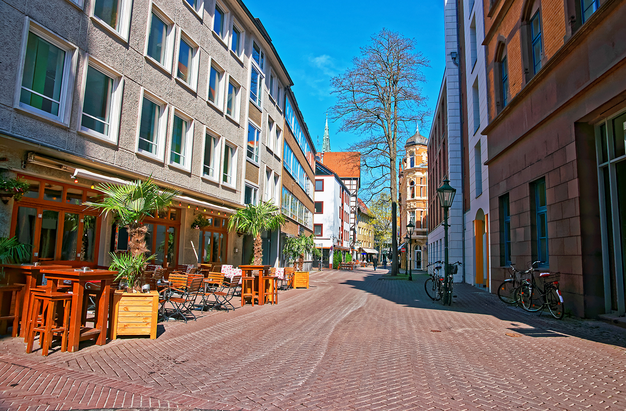 A street in Hannover city center