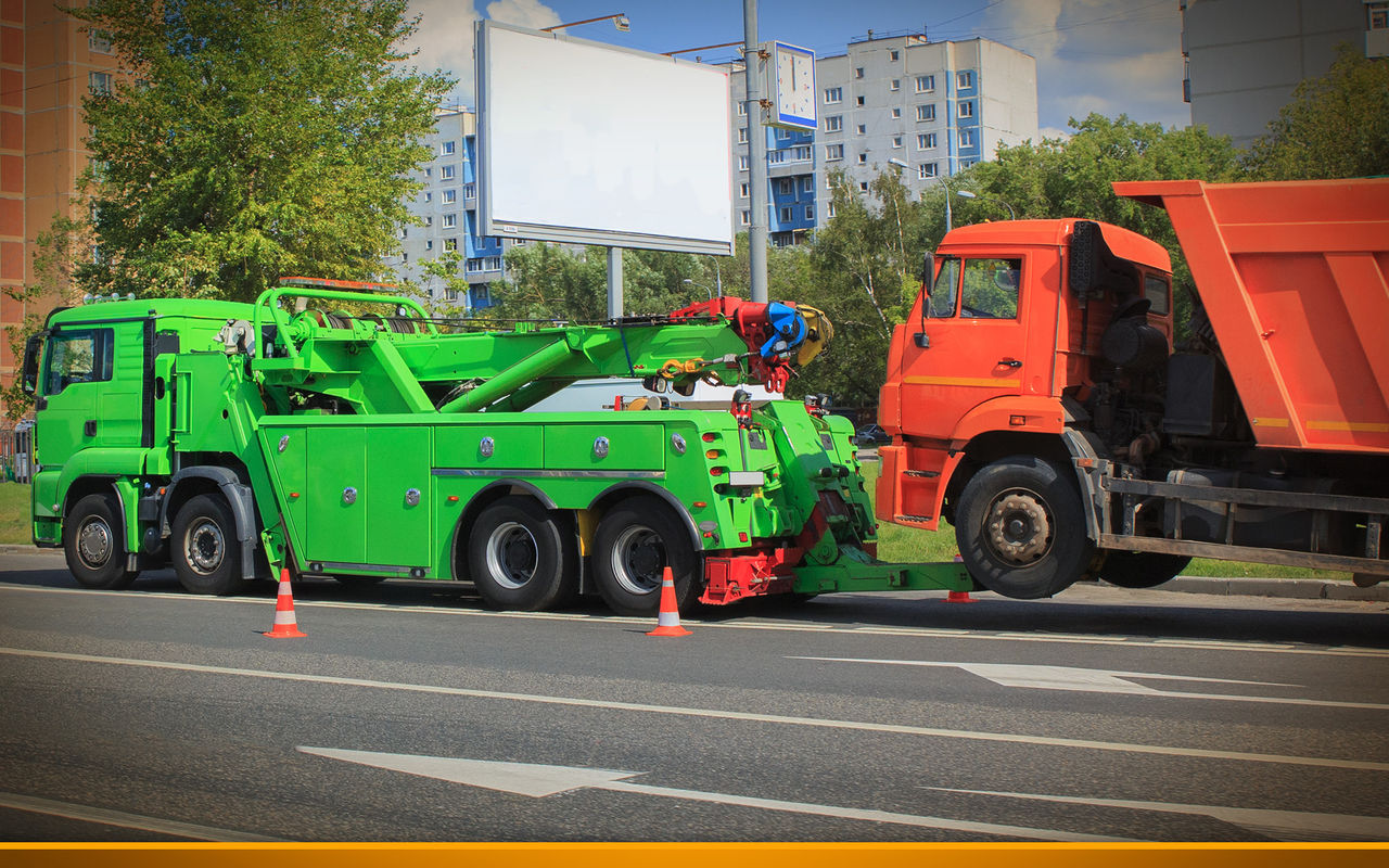 Wie wird eigentlich ein LKW abgeschleppt?