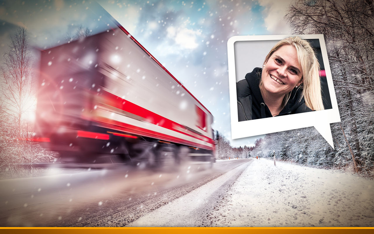 Lkw-Fahrerin Christina Scheib besucht Trucker im Dezember: „Ich will ein ‚Danke‘ dalassen“