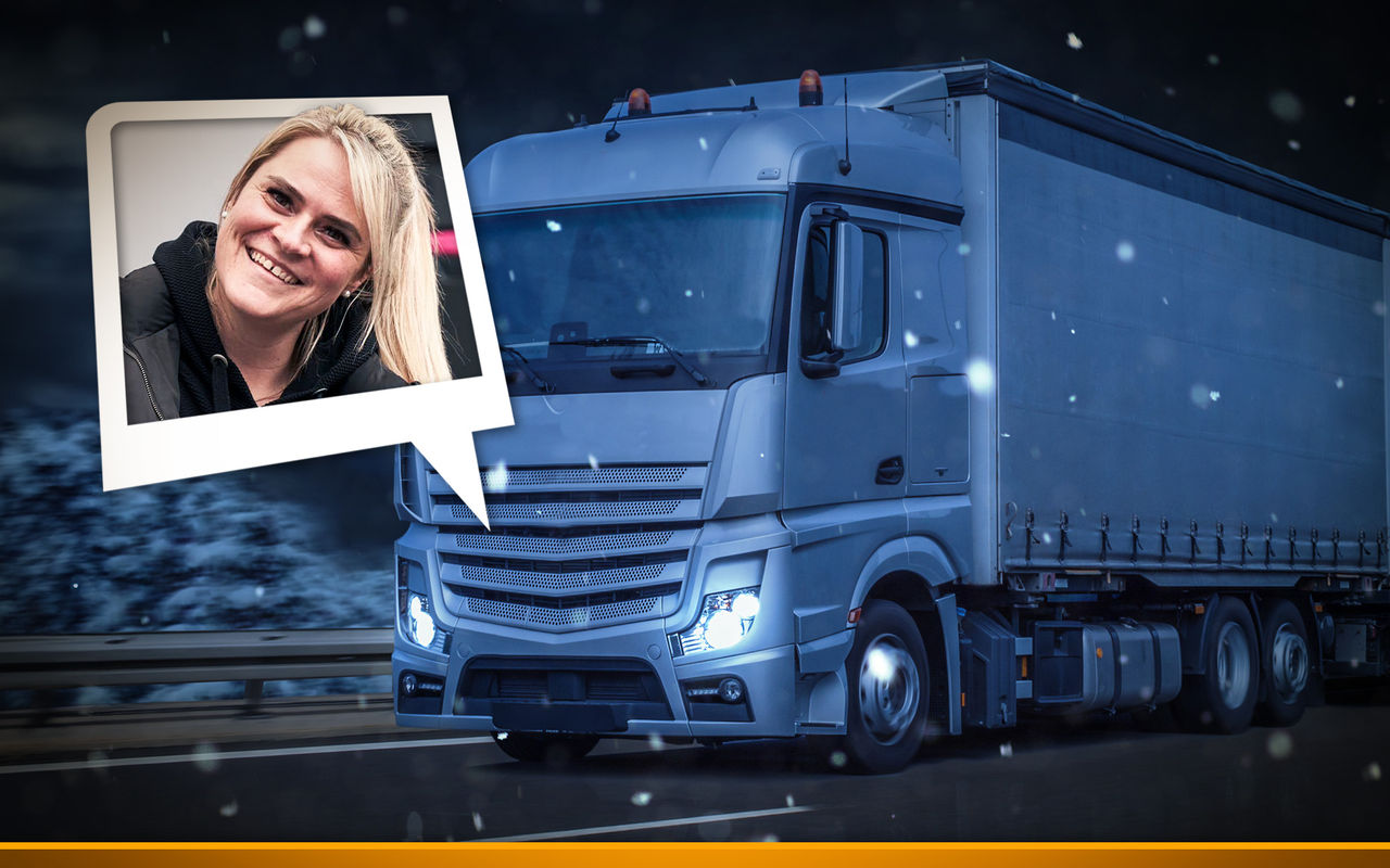 Winter im Lkw: Christina Scheib erklärt, worauf es ankommt