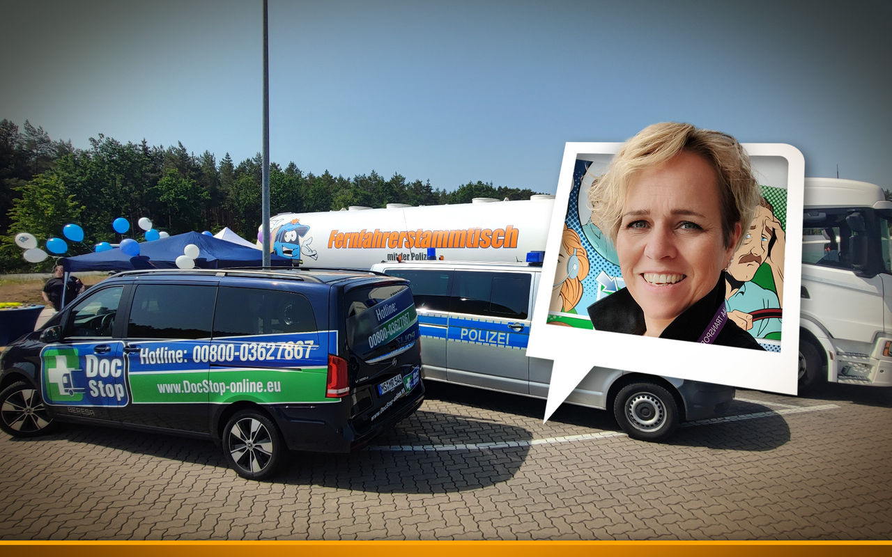 „Eine Branche, die oft vergessen wird“: Andrea Möller wirbt für positiven Austausch mit LKW-Fahrern