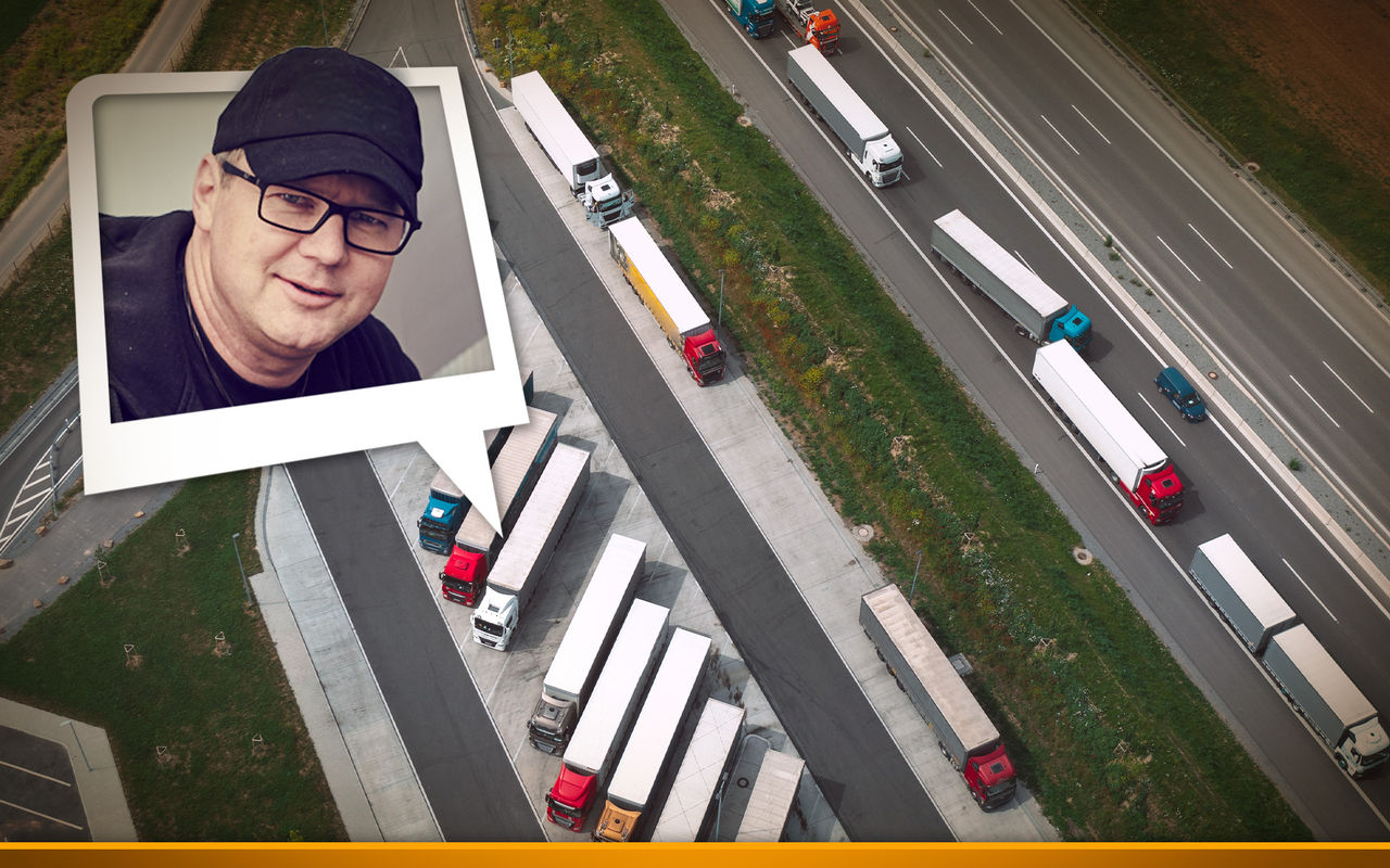 Chaos beim Lkw-Parken? „Das ist aus der Not heraus geboren, und dieses Thema haben wir jeden Tag“