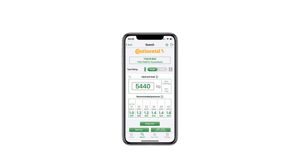 Landwirtschaftsreifen: Continental präsentiert zusammen mit anderen Reifenherstellern die Agro-Tyre-Pressure App 