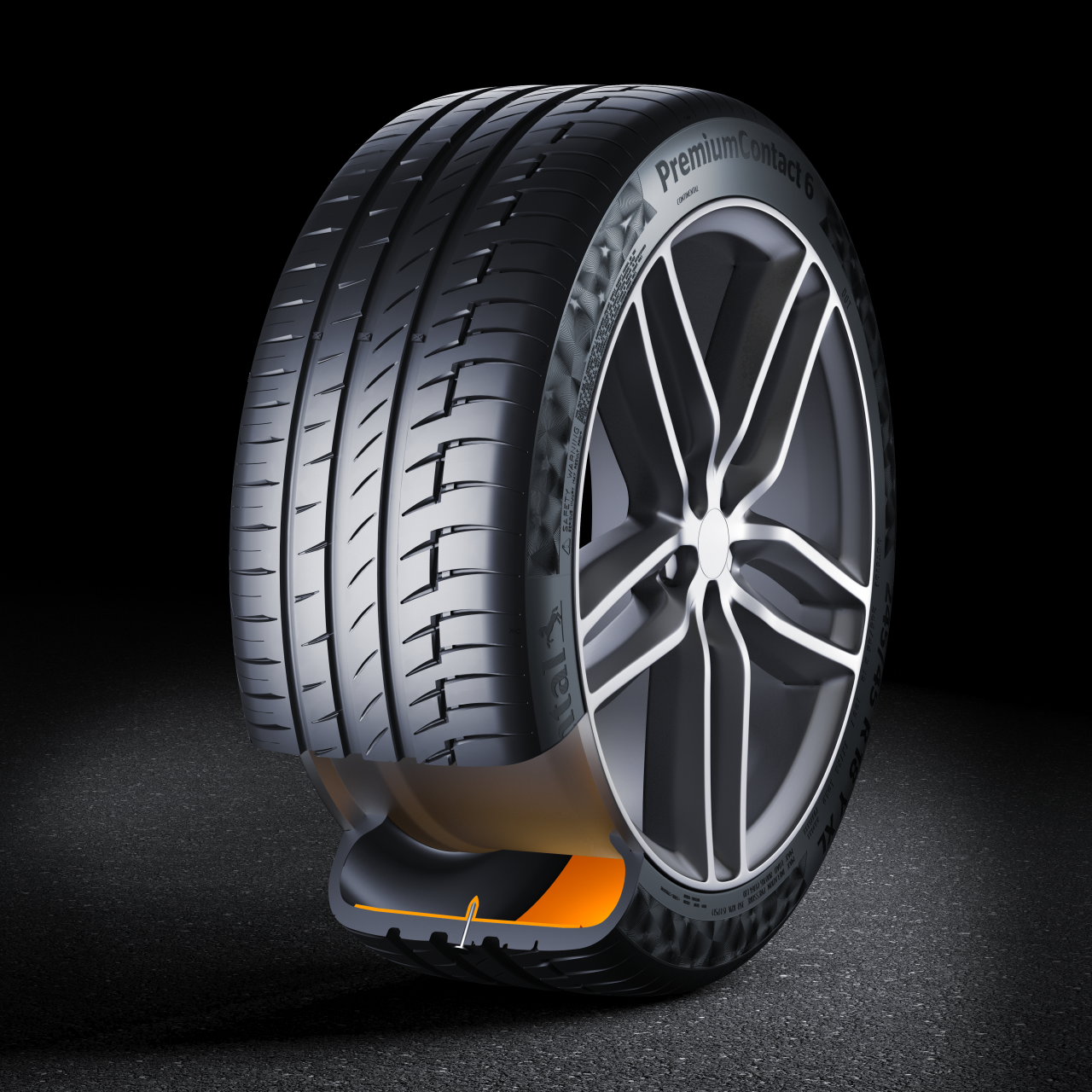 Tire with ContiSeal technology