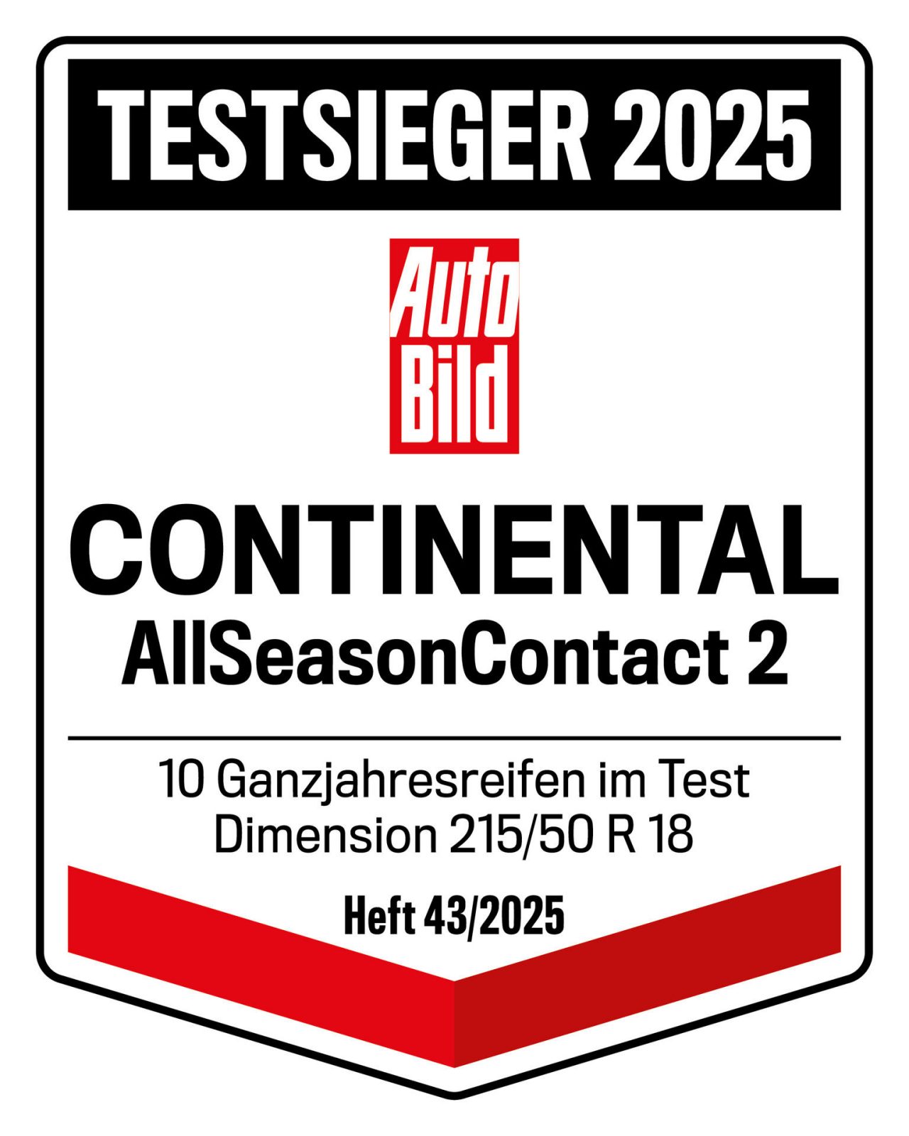 AUTO BILD AllSeasonContact 2 Continental SUV-Ganzjahresreifentest 2025