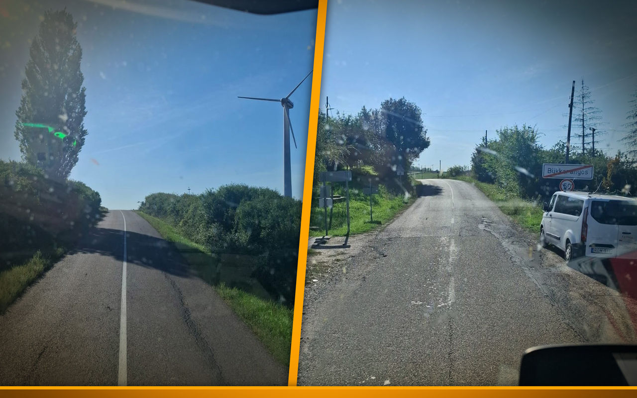 tight road in budapest