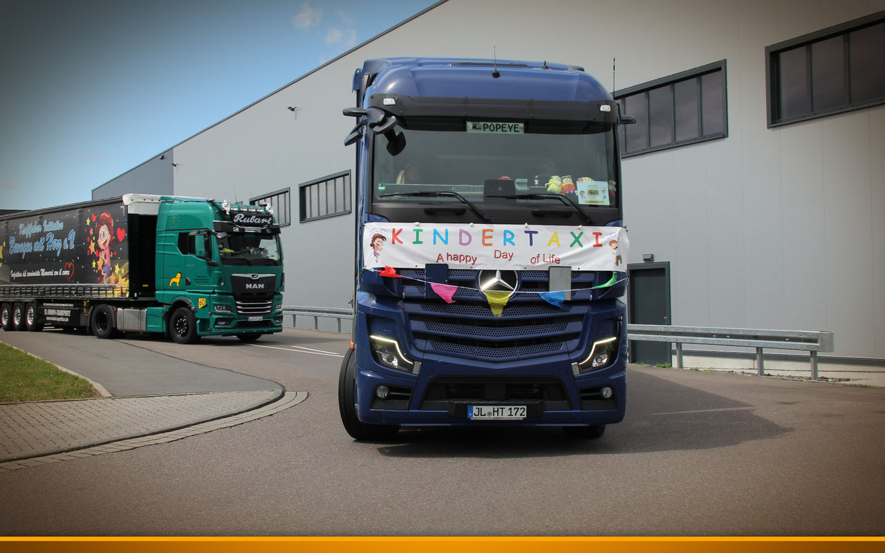 truck driver non-profit campaign children