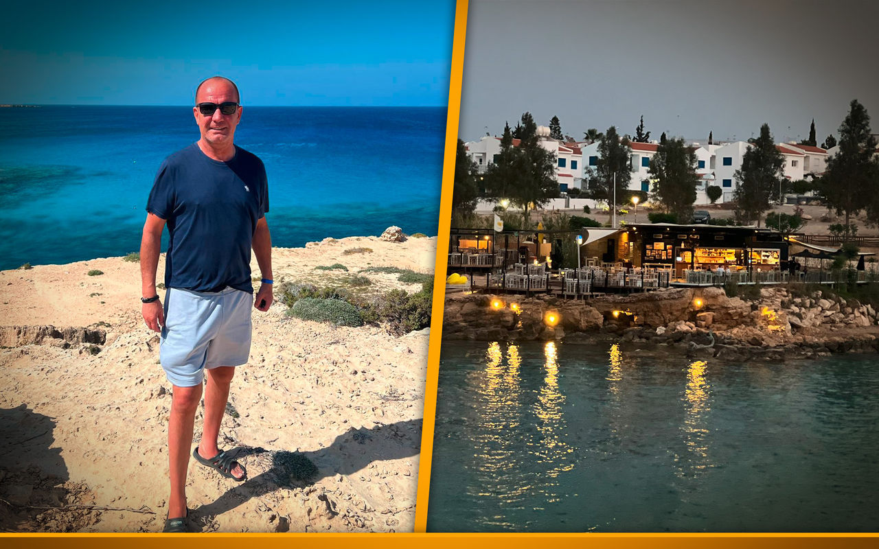 Mirko is on vacation in Cyprus