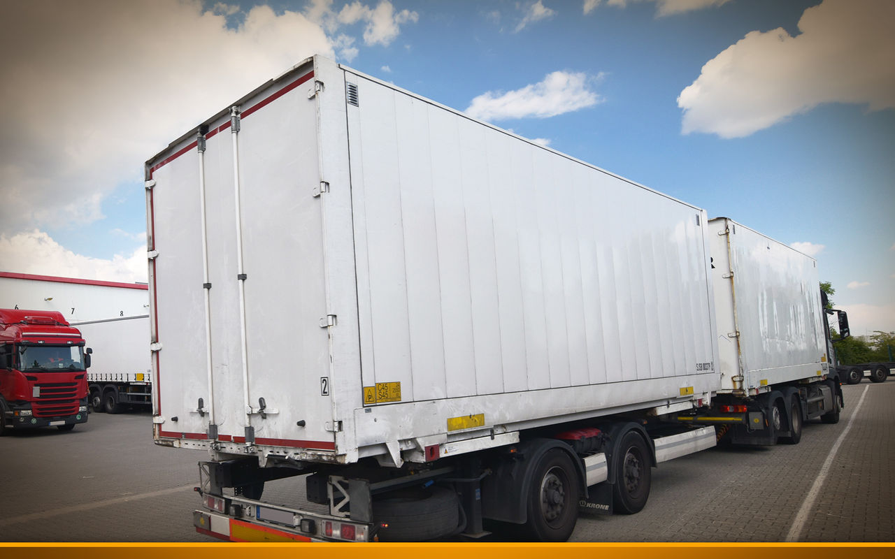 truck at loading area