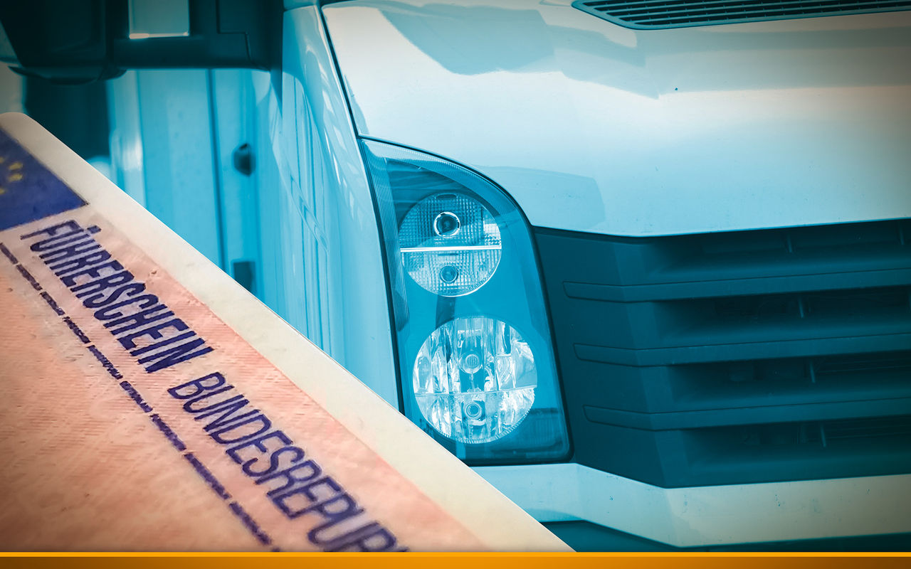 Truck driver's license