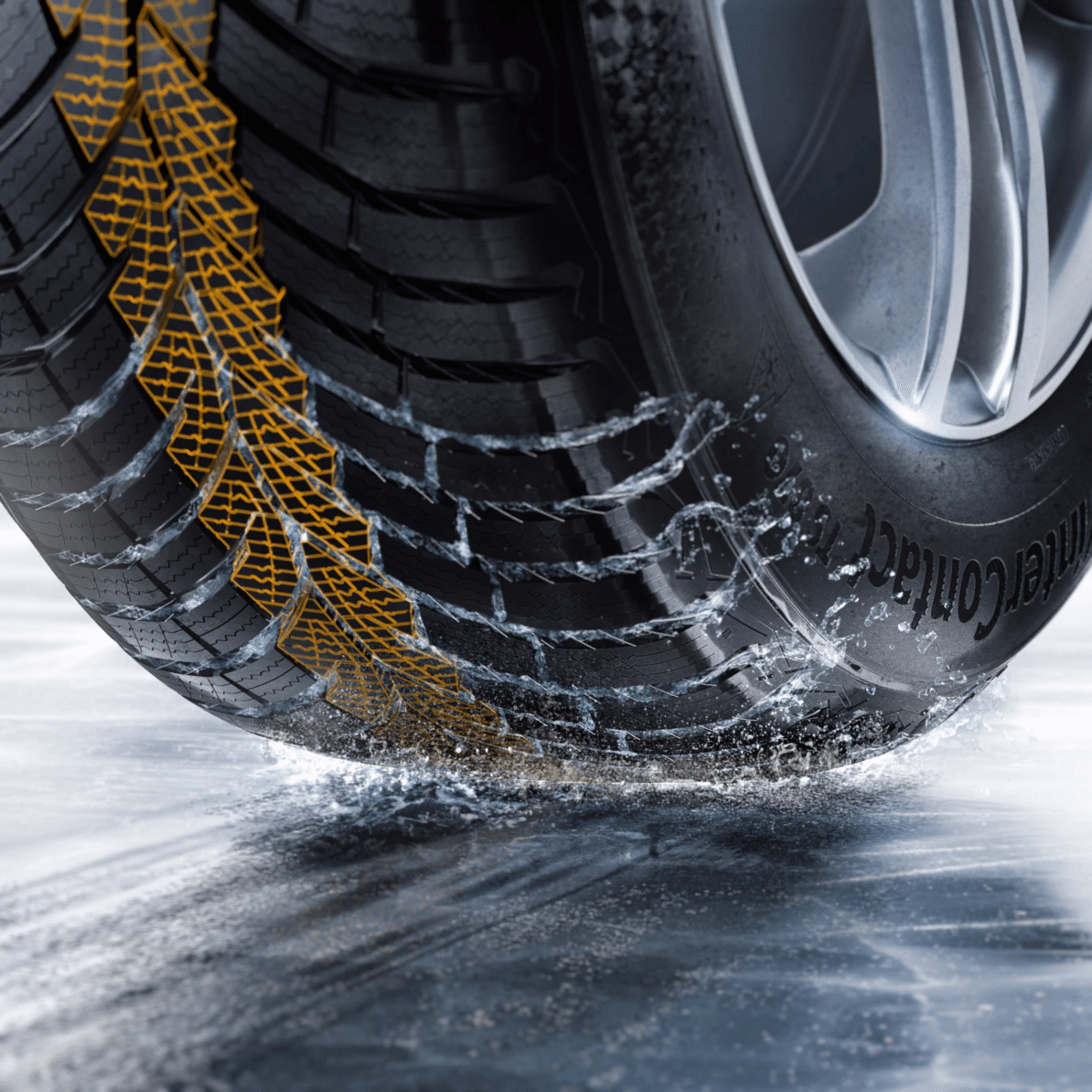 Continental WinterContact TS 870 - Liquid Layer Drainage technical highlight